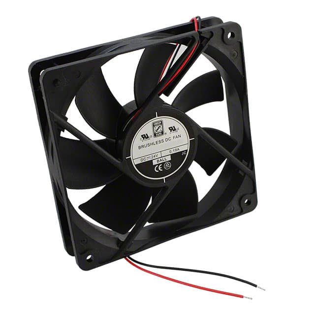 OD1225-24HB FAN AXIAL 120X25MM 24VDC WIRE