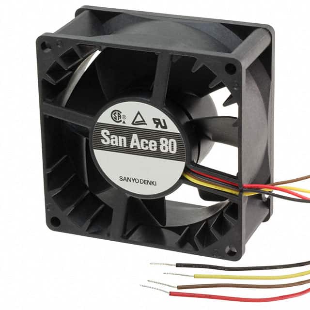 9GA0824P4J001 FAN AXIAL 80X25MM 24VDC WIRE
