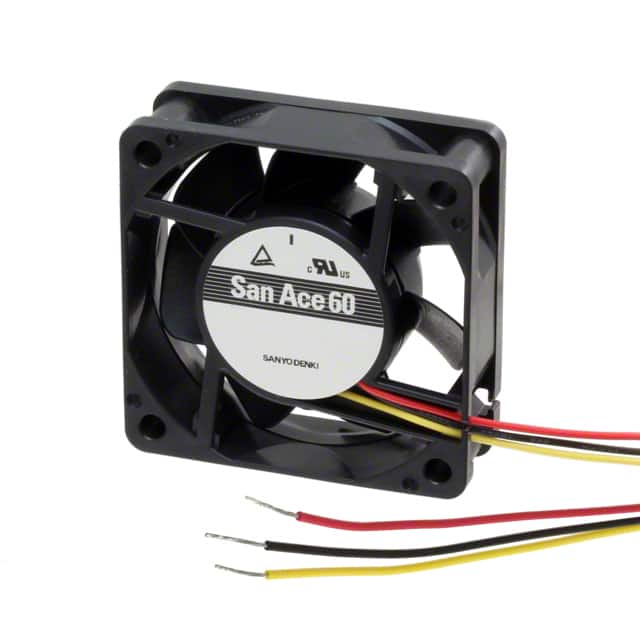 9WP0612H401 FAN AXIAL 60X25MM 12VDC WIRE