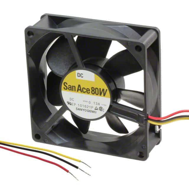 9WV0848P1H001 FAN AXIAL 80X38MM 48VDC WIRE