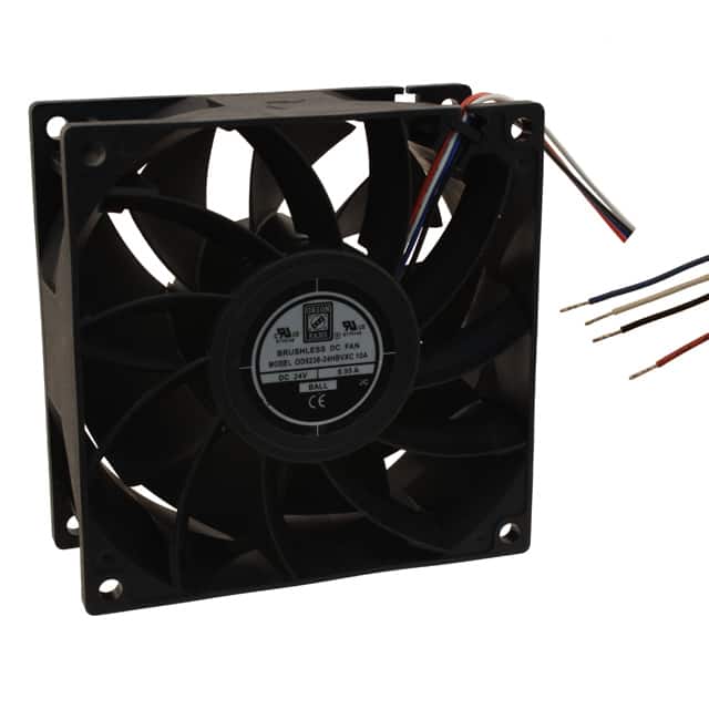 OD9238-24HBVXC10A FAN AXIAL 92.5X38MM 24VDC WIRE