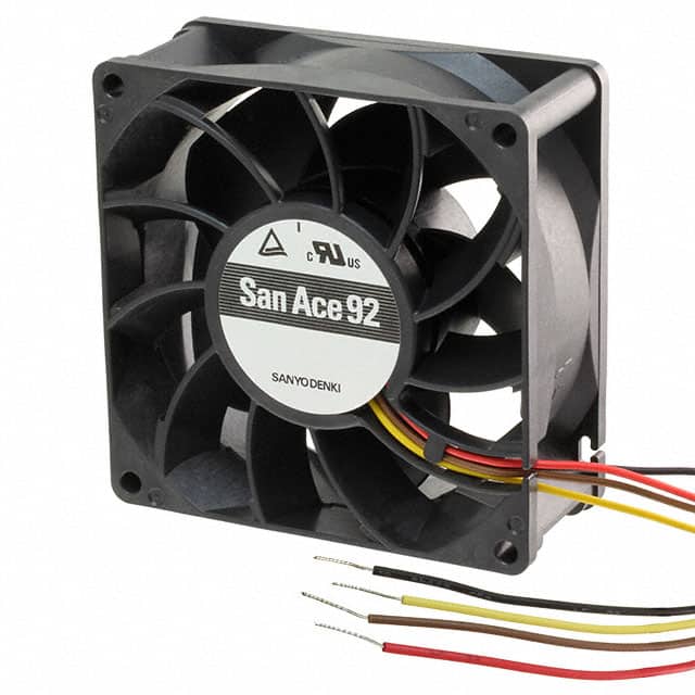9GV0912P1G031 FAN AXIAL 92X38MM 12VDC WIRE