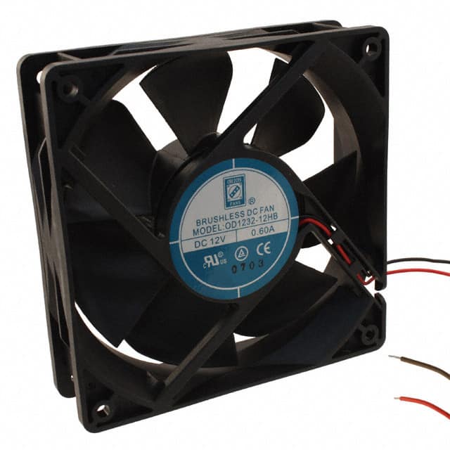 OD1232-12HB FAN AXIAL 120X32MM 12VDC WIRE