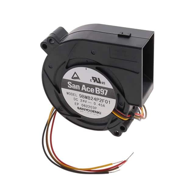 9BMB24P2F01 FAN BLOWER 97.1X33MM 24VDC WIRE