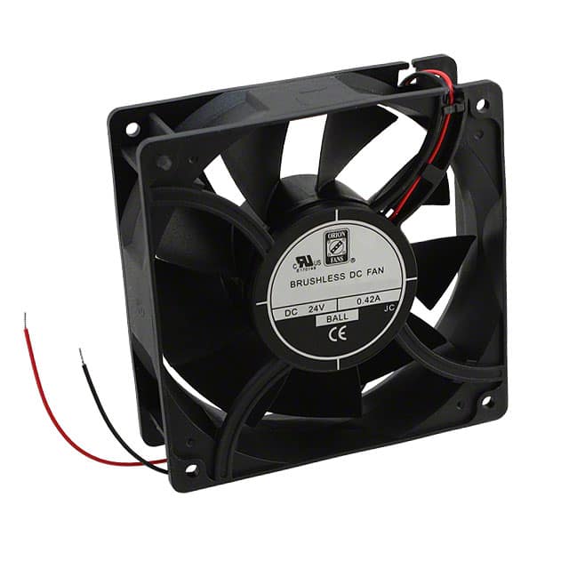 OD1238-24LBXC FAN AXIAL 120X38.5MM 24VDC WIRE