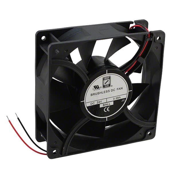OD1238-24HBXC FAN AXIAL 120X38.5MM 24VDC WIRE