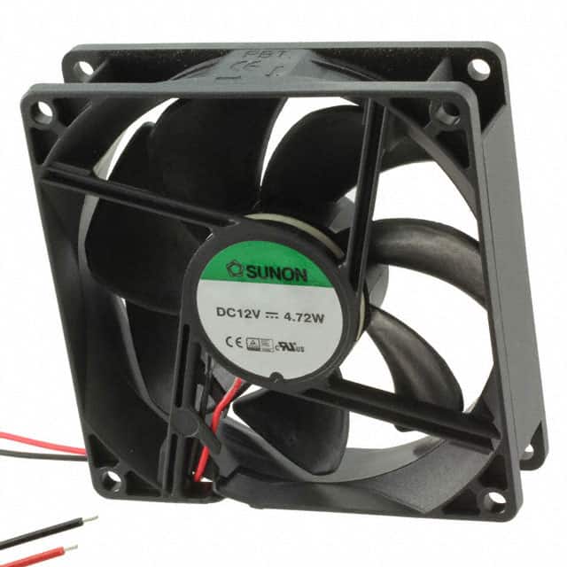 GF80321B1-000U-AC9 FAN AXIAL 80X32MM 12VDC WIRE