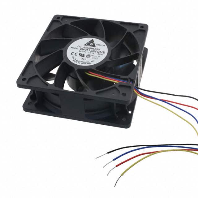 QFR1224GHE-SP01 FAN AXIAL 120X38MM 24VDC WIRE