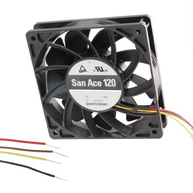 9GV1224P1J011 FAN AXIAL 119X38MM 24VDC WIRE