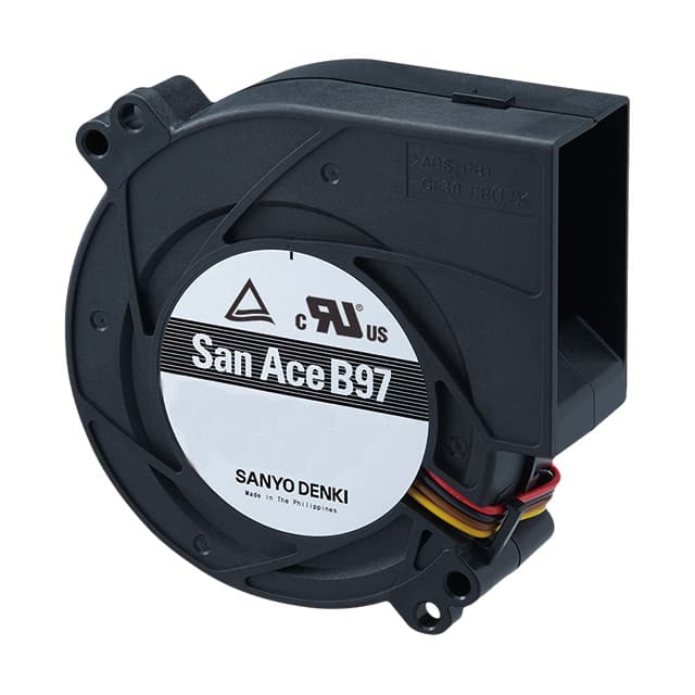 9BMC24P2G001 FAN BLOWER 97.1X33MM 24VDC WIRE
