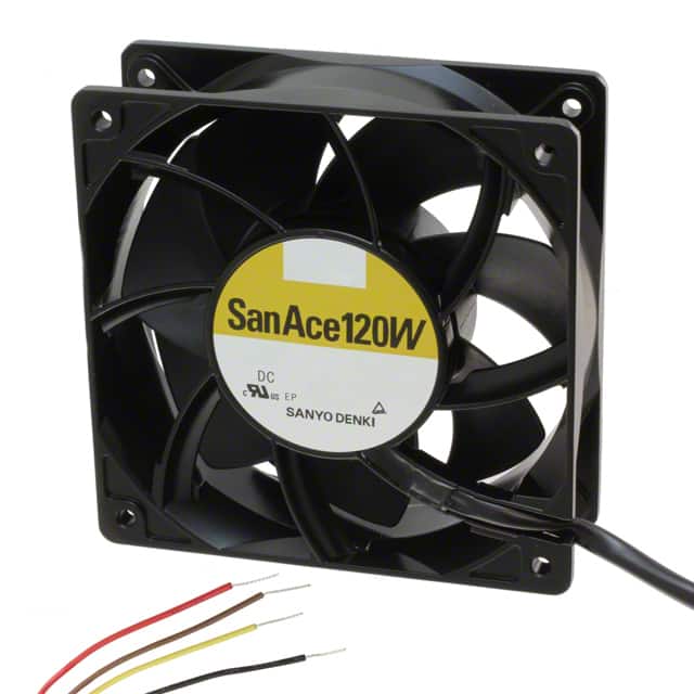 9WV1248P1J001 FAN AXIAL 120X38MM 48VDC WIRE