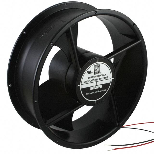 OD254AP-24HB FAN AXIAL 254X89MM 24VDC WIRE