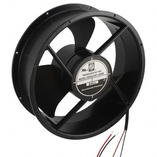 OD254AP-24MB FAN AXIAL 254X89MM 24VDC WIRE