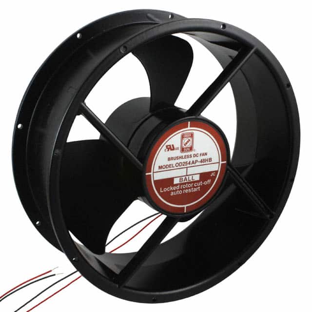 OD254AP-48HB FAN AXIAL 254X89MM 48VDC WIRE