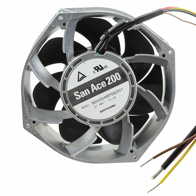 9GV2048P0G201 FAN AXIAL 200X70MM 48VDC WIRE