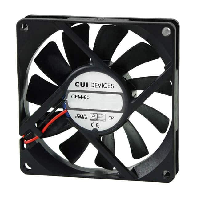 CFM-8025V-120-204 FAN AXIAL 80X25MM 12VDC WIRE