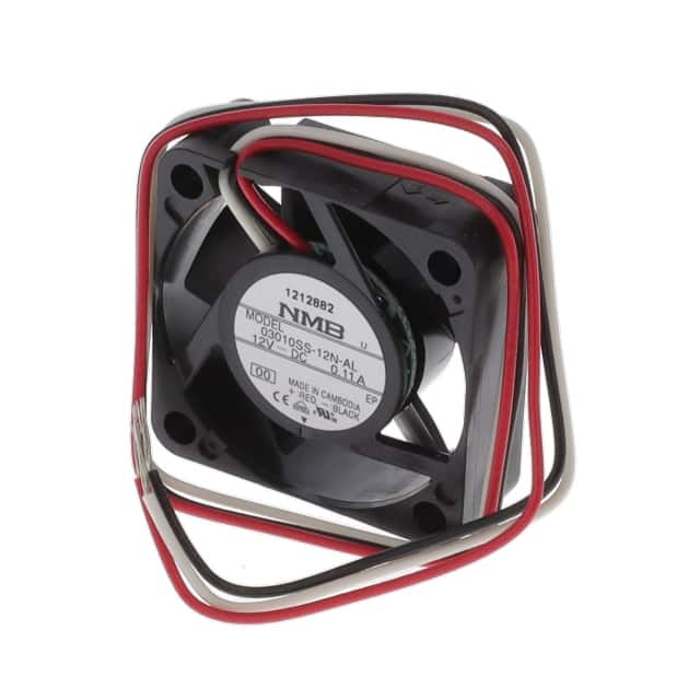 03010SS-12N-AL-00 FAN AXIAL 30X10MM 12VDC WIRE
