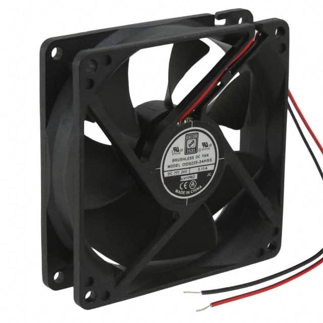 OD9225-24HSS FAN AXIAL 92.5X25MM 24VDC WIRE