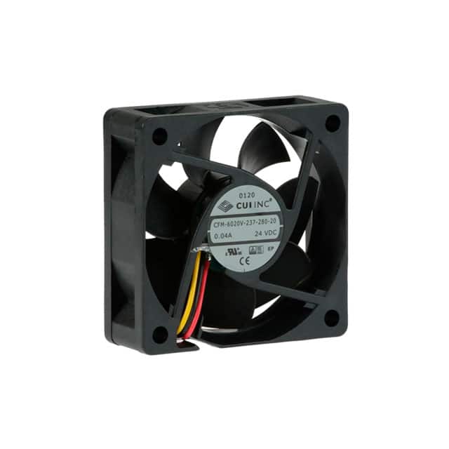 CFM-6020V-237-280-20 FAN AXIAL 60X20MM 24VDC WIRE