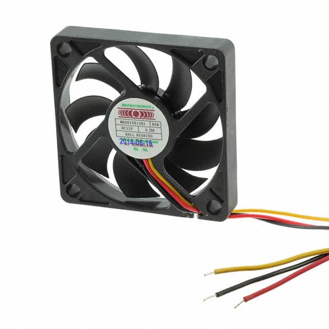 MB6010X12B1-RSR FAN AXIAL 60X10.2MM 12VDC WIRE
