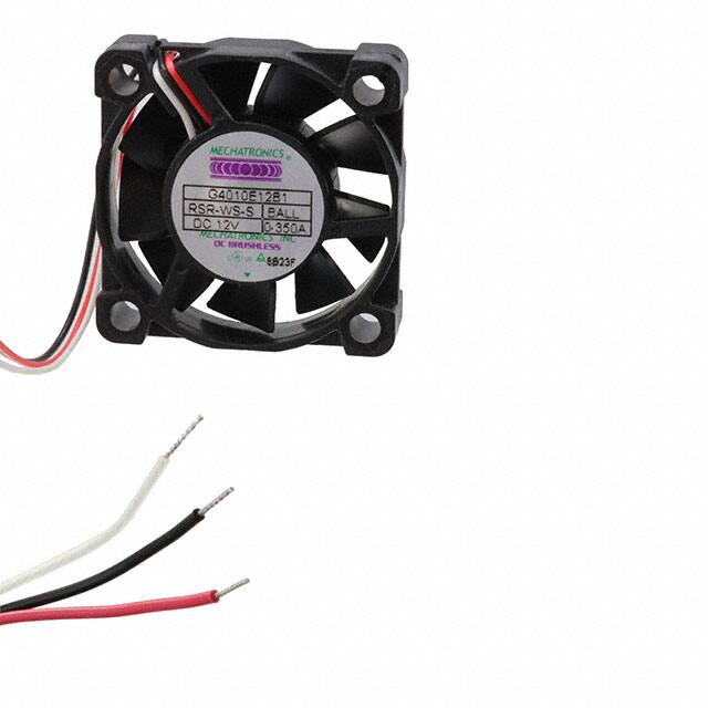 G4010E12B1-RSR-WS-S FAN AXIAL 40X10.3MM 12VDC WIRE