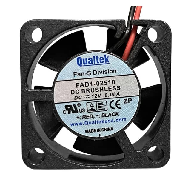 FAD1-02510CBMW11 FAN AXIAL 25X10MM 12VDC WIRE