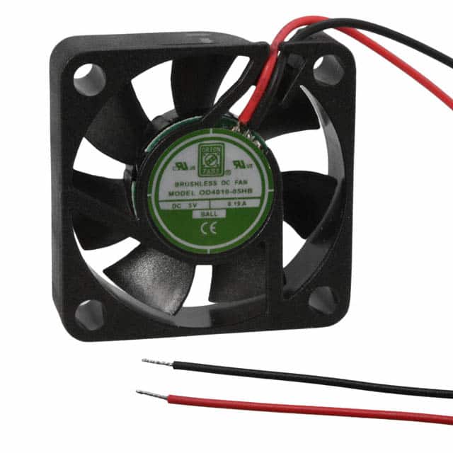 OD4010-05HB FAN AXIAL 40X10.5MM 5VDC WIRE