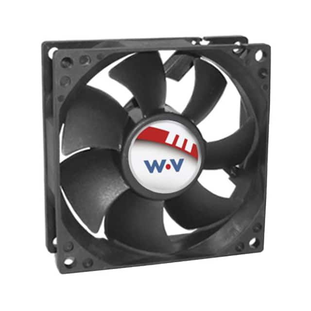 DC0802512U2B-2T0 FAN AXIAL 80X25.4MM 12VDC WIRE