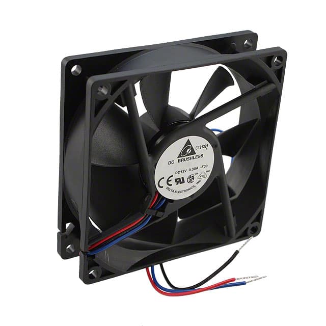 AFB0912H-F00 FAN AXIAL 92X25.4MM 12VDC WIRE