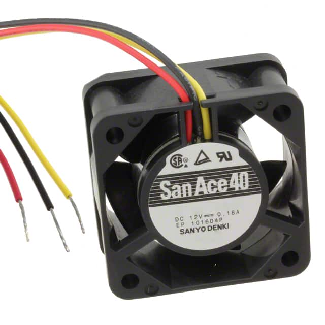 109P0412D601 FAN AXIAL 40X20MM 12VDC WIRE
