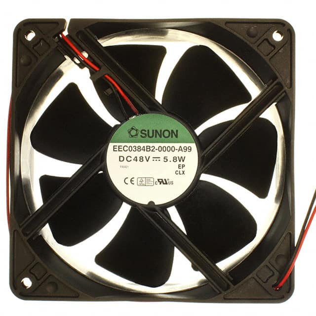 EEC0384B2-000U-A99 FAN AXIAL 120X38MM 48VDC WIRE