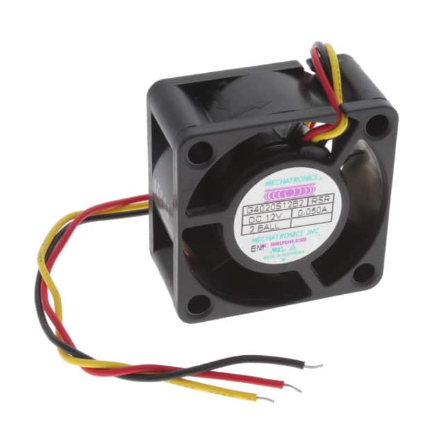 G4020S12B2-RSR-EM FAN AXIAL 40X20MM 12VDC WIRE