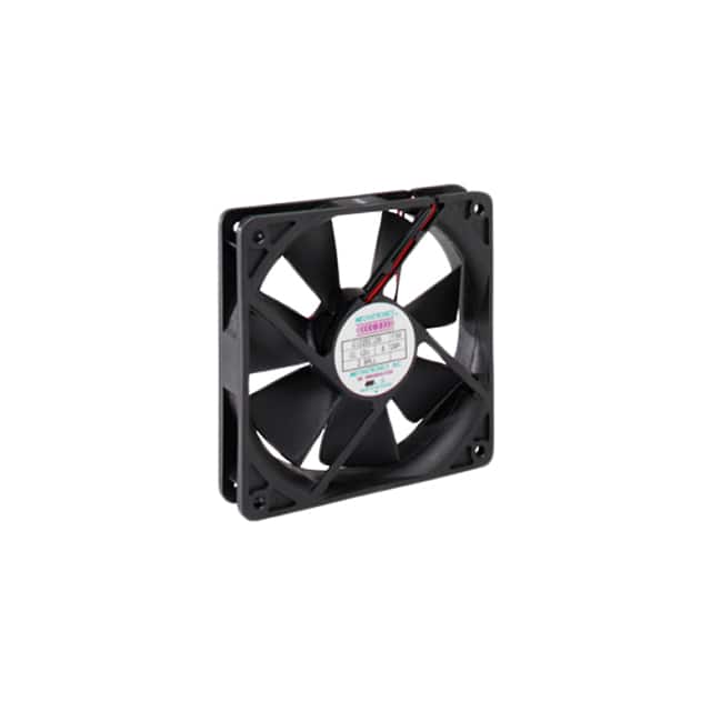 G1225L12B2-FSR FAN AXIAL 120X25MM 12VDC WIRE