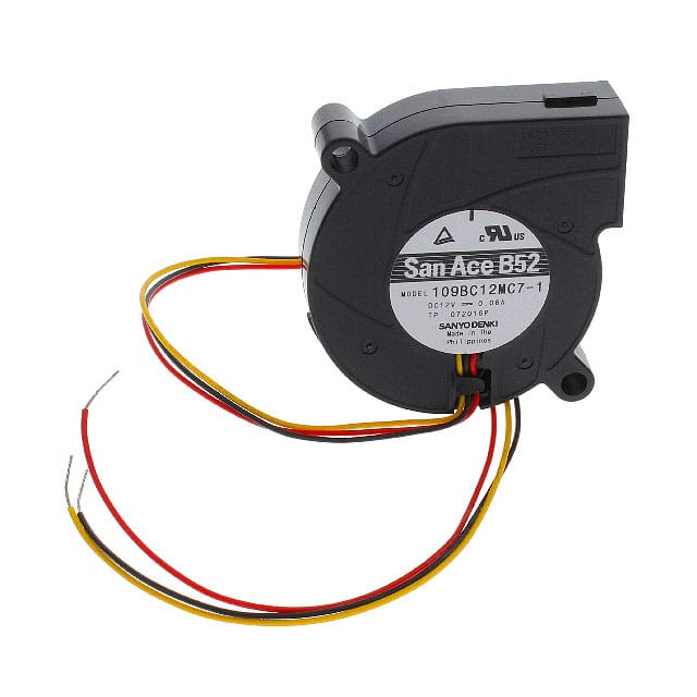 109BC12MC7-1 FAN BLOWER 51X15MM 12VDC WIRE