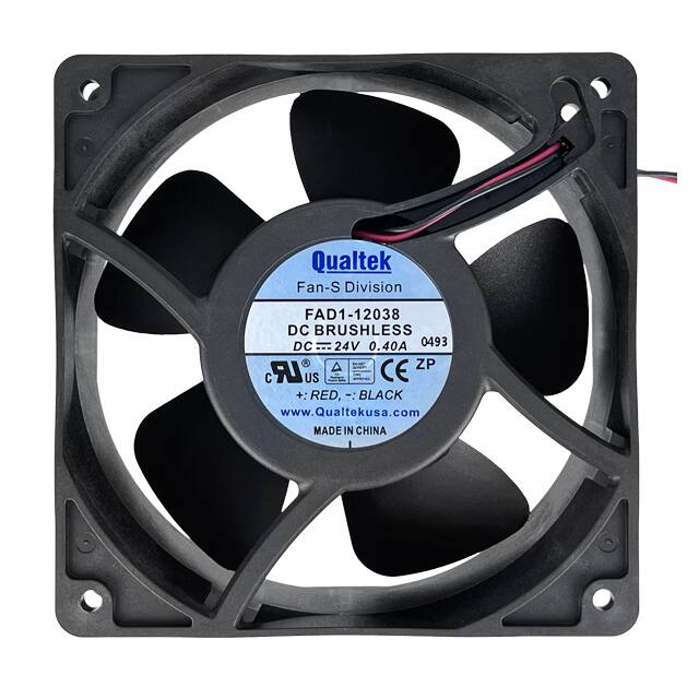 FAD1-12038CBHW12 FAN AXIAL 120X38.5MM 12VDC WIRE