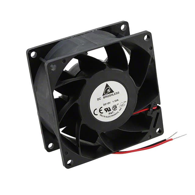 FFB0812EHE FAN AXIAL 80X38MM 12VDC WIRE