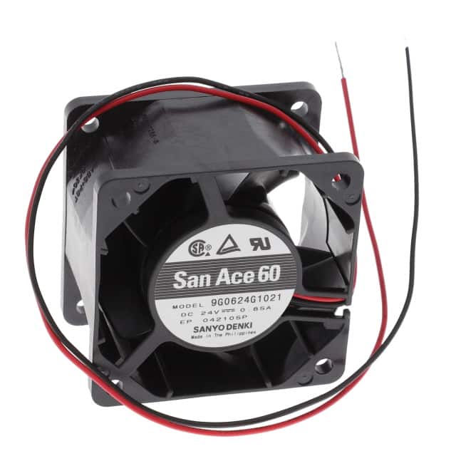 9G0624G1021 FAN AXIAL 60X38MM 24VDC WIRE
