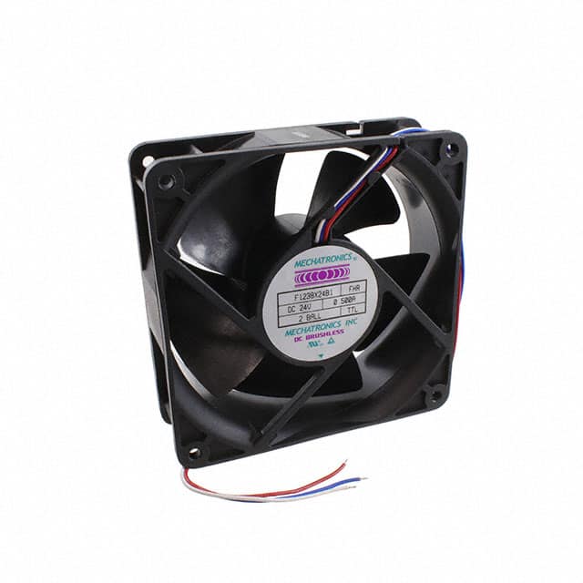 F1238X24B1-FHR-TTL FAN AXIAL 119X38MM 24VDC WIRE