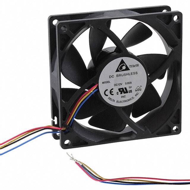 QFR0912VH-SP00 FAN AXIAL 92X25.4MM 12VDC WIRE