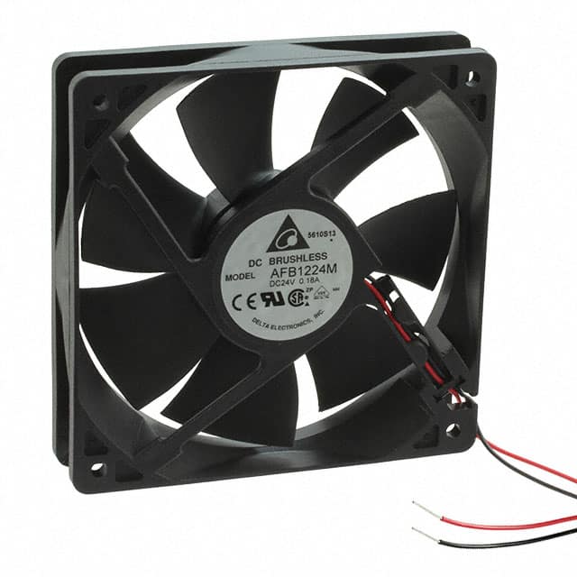 AFB1224M FAN AXIAL 120X25.4MM 24VDC WIRE
