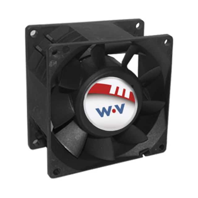 DC0803812H2B-3T0 FAN AXIAL 80X38MM 12VDC WIRE