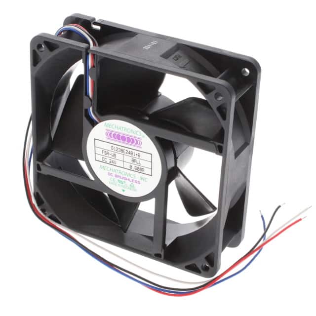 G1238E24B1+6-FSR-WS FAN AXIAL 120X38MM 24VDC WIRE