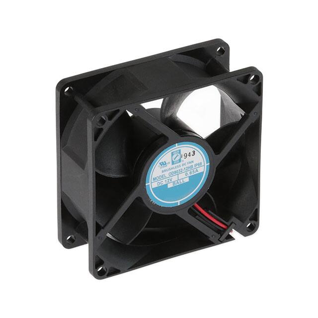 OD8032-12HBIP68 FAN AXIAL 80X32MM 12VDC WIRE