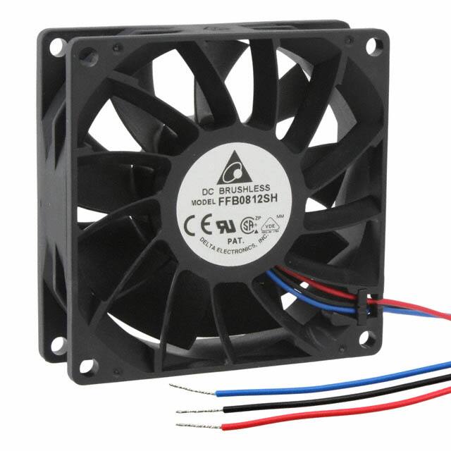 FFB0812SH-R00 FAN AXIAL 80X25.4MM 12VDC WIRE