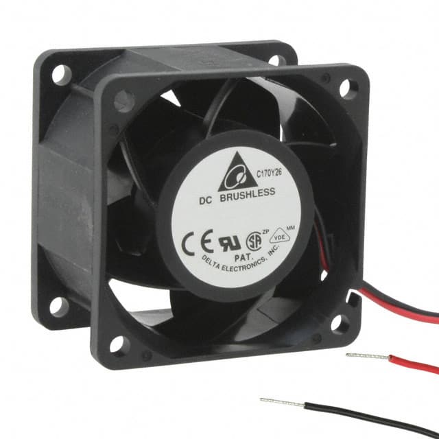 QFR0612UHE-PM00 FAN AXIAL 60X38MM 12VDC WIRE