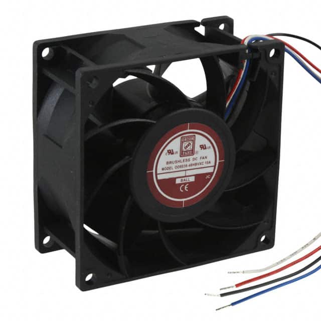 OD8038-48HBVXC10A FAN AXIAL 80X38MM 48VDC WIRE
