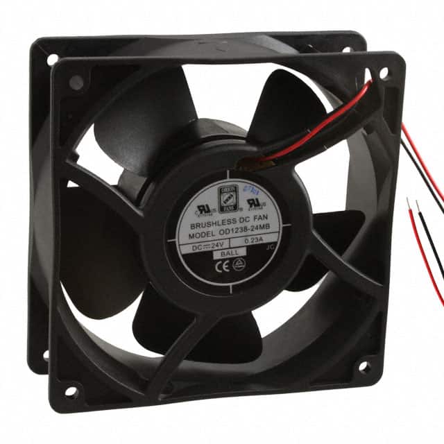 OD1238-24MB FAN AXIAL 120X38MM 24VDC WIRE