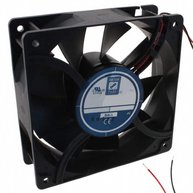 OD1238-12HBXC FAN AXIAL 120X38.5MM 12VDC WIRE