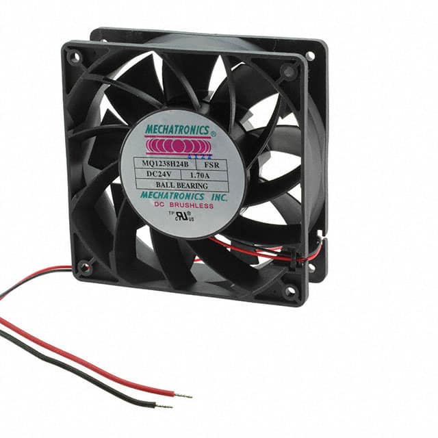 MQ1238H24B-FSR FAN AXIAL 120X38MM 24VDC WIRE