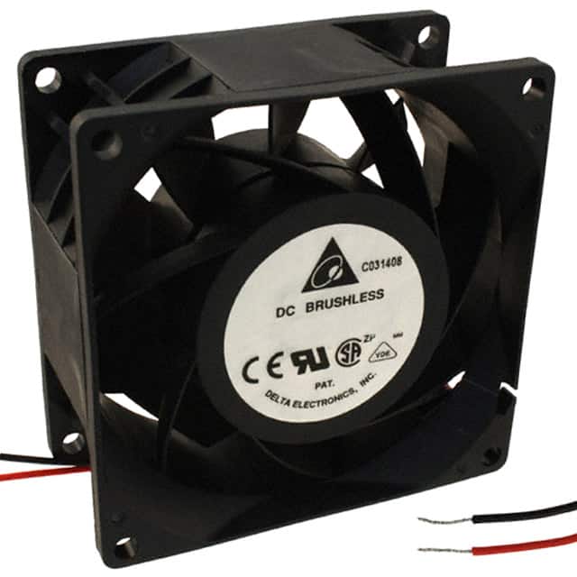 PFB0812DHE-T500 FAN AXIAL 80X38MM 12VDC WIRE